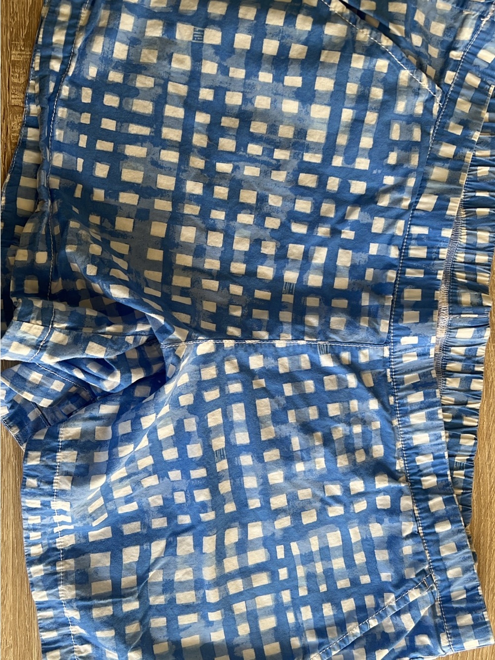Lilly Pulitzer Blue and White Printed Women’s Shorts XL